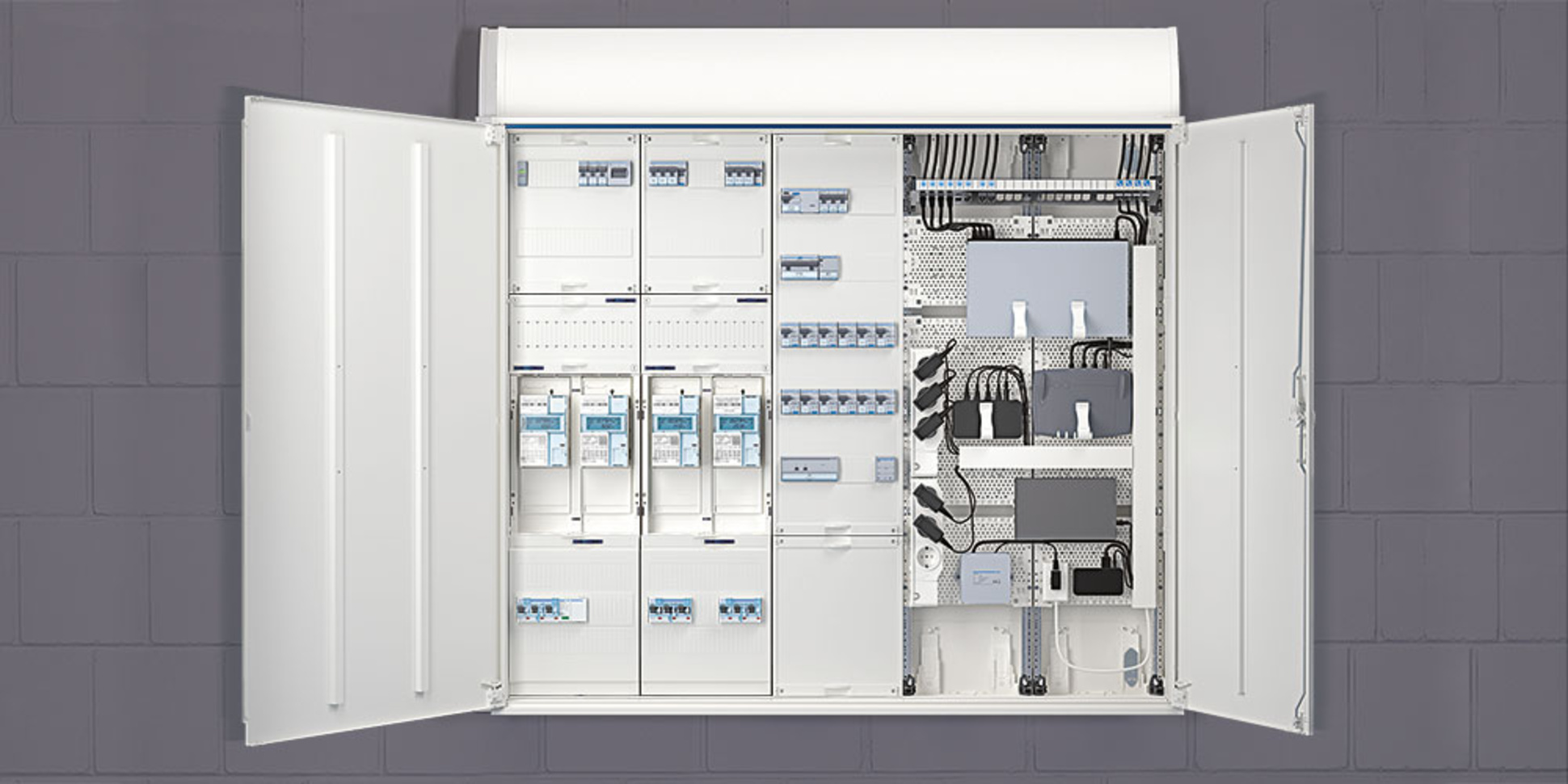Technikzentrale bei Elektro-Gast Installationen und Verteilerbau e.K in Vogelsberg