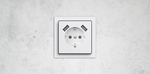 SCHUKO® USB-Steckdose bei Elektro-Gast Installationen und Verteilerbau e.K in Vogelsberg