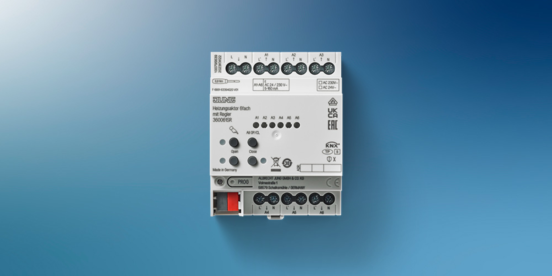 KNX Heizungsaktor 6-fach bei Elektro-Gast Installationen und Verteilerbau e.K in Vogelsberg