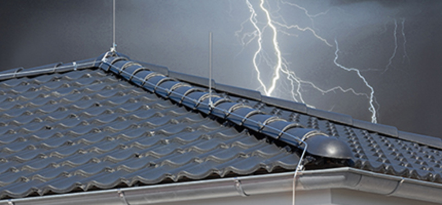 Äußerer Blitzschutz bei Elektro-Gast in Vogelsberg