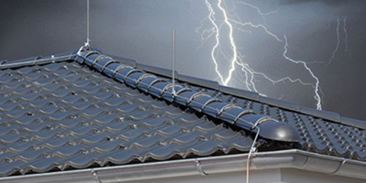 Äußerer Blitzschutz bei Elektro-Gast Installationen und Verteilerbau e.K in Vogelsberg